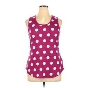 LulaRoe Pink Polka Dot Tank Top --  NWT -- XL